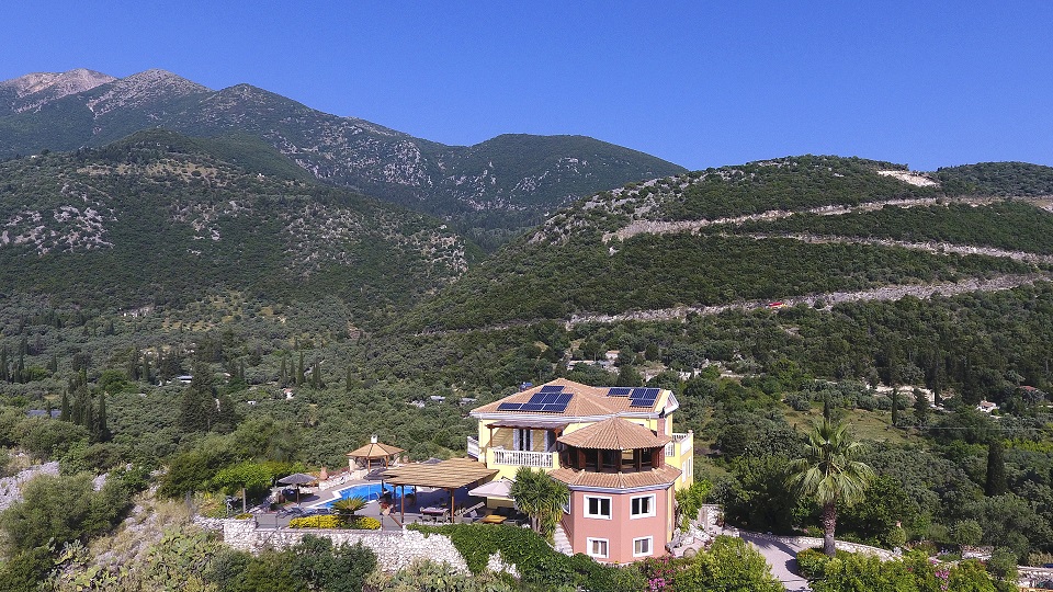 Aerial view of Villa Octavius